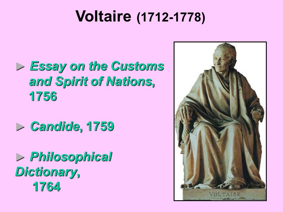 Voltaire essay on tolerance